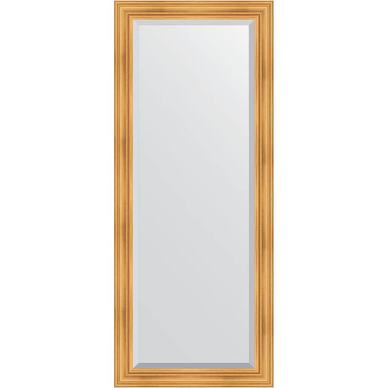 цена Зеркало Evoform Exclusive Floor 204х84 BY 6127 с фацетом в багетной раме - Травленое золото 99 мм