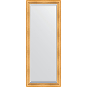 Зеркало Evoform Exclusive Floor 204х84 BY 6127 с фацетом в багетной раме - Травленое золото 99 мм