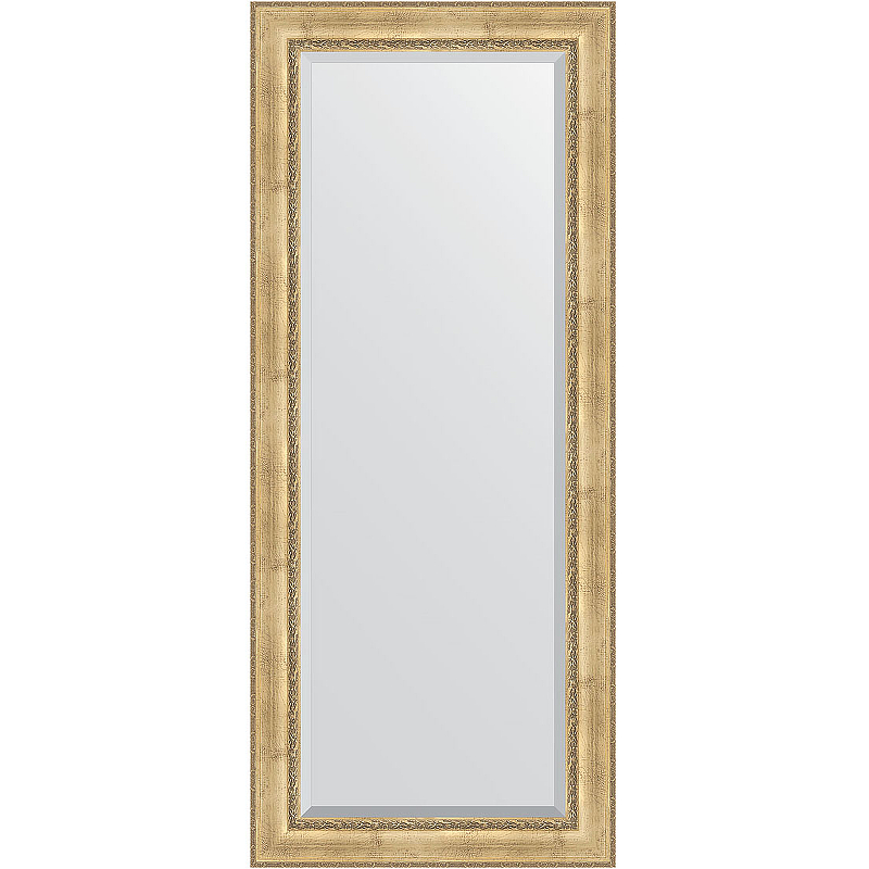 Зеркало Evoform Exclusive Floor 207х87 BY 6138 с фацетом в багетной раме - Состаренное серебро с орнаментом 120 мм