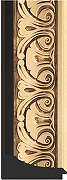 Зеркало Evoform Exclusive Floor 205х85 BY 6133 с фацетом в багетной раме - Барокко золото 106 мм-2