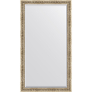 Зеркало Evoform Exclusive Floor 202х112 BY 6161 с фацетом в багетной раме - Серебряный акведук 93 мм