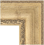 Зеркало Evoform Exclusive Floor 207х117 BY 6178 с фацетом в багетной раме - Состаренное серебро с орнаментом 120 мм-1