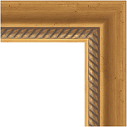 Зеркало Evoform Exclusive-G Floor 198х78 BY 6301 с гравировкой в багетной раме - Состаренное золото с плетением 70 мм-1