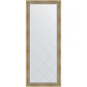 Зеркало Evoform Exclusive-G Floor 202х82 BY 6321 с гравировкой в багетной раме - Серебряный акведук 93 мм