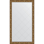 Зеркало Evoform Exclusive-G Floor 203х114 BY 6364 с гравировкой в багетной раме - Византия золото 99 мм