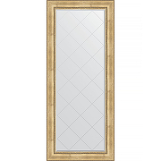 Зеркало Evoform Exclusive-G Floor 207х87 BY 6338 с гравировкой в багетной раме - Состаренное серебро с орнаментом 120 мм