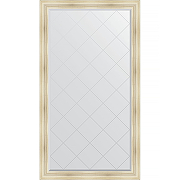 Зеркало Evoform Exclusive-G Floor 204х114 BY 6368 с гравировкой в багетной раме - Травленое серебро 99 мм