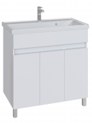Комплект мебели для ванной Sanstar Квадро 80 126.1-1.4.1.+8000UF+128.1-2.4.1. Белый-2