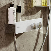 Смеситель для душа Hansgrohe ShowerTablet 13102400 с термостатом Белый Хром-1