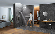 Смеситель для душа Hansgrohe RainSelect 15381700 с термостатом Белый матовый-3