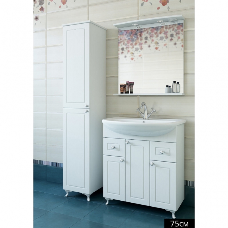 мебель для ванной sanflor софи 65 Зеркало Sanflor Софи 65 С02654 Белое