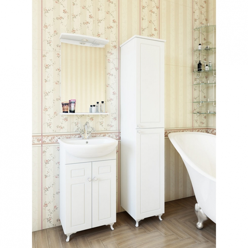 мебель для ванной sanflor софи 65 Зеркало Sanflor Софи 50 С02650 Белое