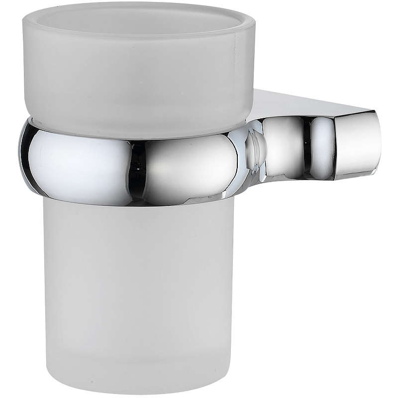 Стакан для зубных щеток WasserKRAFT Berkel K-6828 Хром стакан для ванной wasserkraft berkel с держателем двойной стекло матовый металл хром k 6828d