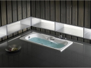 Чугунная ванна Roca Malibu 170x75 2309G000R с отверстиями для ручек с антискользящим покрытием-1