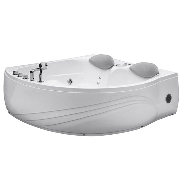 Фото - Акриловая ванна Black&White Galaxy 175x160 GB5005 с гидромассажем акриловая ванна aquatek калипсо 146x146 с гидромассажем плоские форсунки бронза