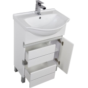 Комплект мебели для ванной Aquanet Доминика 60 172403 подвесной Белый-7