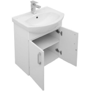 Комплект мебели для ванной Aquanet Ирис 60 198813 подвесной Белый-4