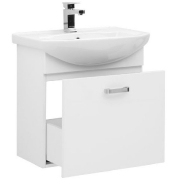 Комплект мебели для ванной Aquanet Ирис 65 198814 подвесной Белый-4