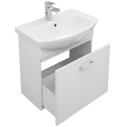 Комплект мебели для ванной Aquanet Ирис 65 198814 подвесной Белый-5