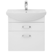 Комплект мебели для ванной Aquanet Ирис 65 198815 подвесной Белый-3