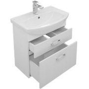 Комплект мебели для ванной Aquanet Ирис 65 198815 подвесной Белый-4