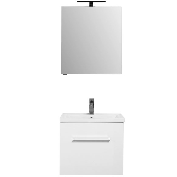 Комплект мебели для ванной Aquanet Порто 70 242320 подвесной Белый раковина aquanet электра 70