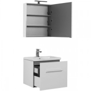 Комплект мебели для ванной Aquanet Порто 70 242320 подвесной Белый-4