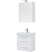Комплект мебели для ванной Aquanet Остин 65 209013 подвесной Белый глянец-8