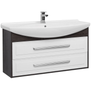 Комплект мебели для ванной Aquanet Остин 120 213133 подвесной Белый глянец Дуб кантербери-1