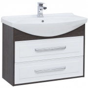 Комплект мебели для ванной Aquanet Остин 85 252221 подвесной Белый глянец Дуб кантербери-5