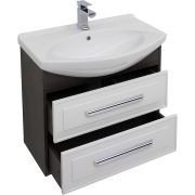 Комплект мебели для ванной Aquanet Остин 75 210000 подвесной Белый глянец Дуб кантербери-4