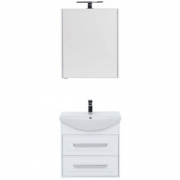 Комплект мебели для ванной Aquanet Остин 75 213134 подвесной Белый глянец-7