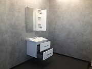 Зеркальный шкаф Comforty Неаполь 65 00004148728 Белый глянец-4