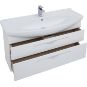 Комплект мебели для ванной Aquanet Ирвин 120 210256 подвесной Белый глянец-4