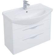 Комплект мебели для ванной Aquanet Ирвин 85 249622 подвесной Белый глянец-1