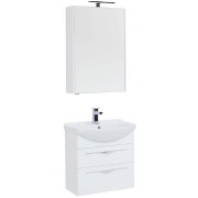 Комплект мебели для ванной Aquanet Ирвин 65 210252 подвесной Белый глянец-9