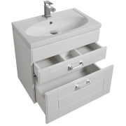 Комплект мебели для ванной Aquanet Рондо 70 195707 подвесной Белый-5