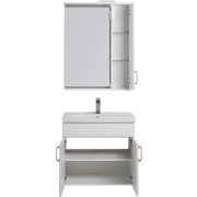 Комплект мебели для ванной Aquanet Рондо 70 195708 подвесной Белый-6