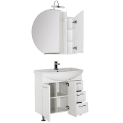 Комплект мебели для ванной Aquanet Моника 85 187567 Белый-5