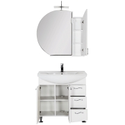 Комплект мебели для ванной Aquanet Моника 85 187567 Белый-7