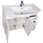 Комплект мебели для ванной Aquanet Моника 105 187564 Белый-4