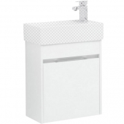 Комплект мебели для ванной Aquanet Лидс 50 240480 подвесной Белый-1