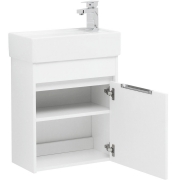 Комплект мебели для ванной Aquanet Лидс 50 240480 подвесной Белый-3