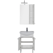 Комплект мебели для ванной Aquanet Честер 60 183143 Белый Серебро-5