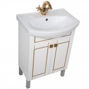 Комплект мебели для ванной Aquanet Честер 60 186335 Белый Золото-1