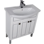 Комплект мебели для ванной Aquanet Честер 75 183144 Белый Серебро-1