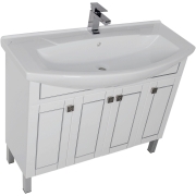 Комплект мебели для ванной Aquanet Честер 105 183142 Белый Серебро-1