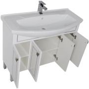 Комплект мебели для ванной Aquanet Честер 105 183142 Белый Серебро-4