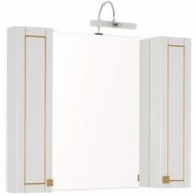 Комплект мебели для ванной Aquanet Честер 105 186325 Белый Золото-2