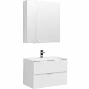 Комплект мебели для ванной Aquanet Алвита 80 237347 подвесной Белый